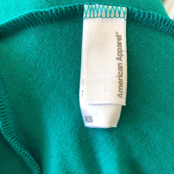 American Apparel Teal convertible bandeau dress - Picture 5 of 5